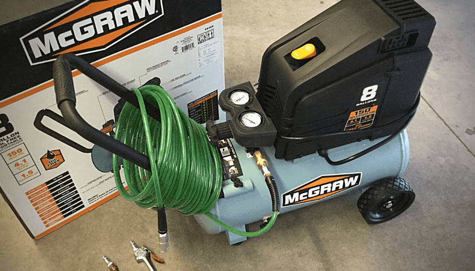 McGRAW 57567 3 Gallon Oil Free Portable Air Compressor-featured