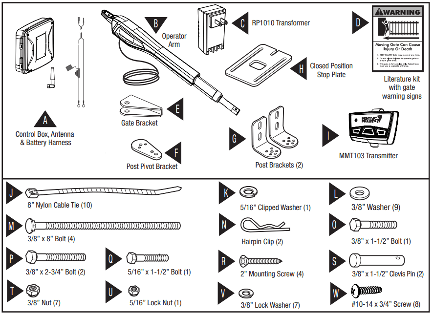 Mighty Mule TS571W Single Swing Smart Gate Opener Installation Manual Mighty Mule TS571W Single Swing Smart Gate Opener 7