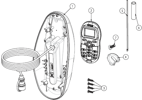 Minn Kota 1866350 Legacy i-Pilot System Remote-parts 2