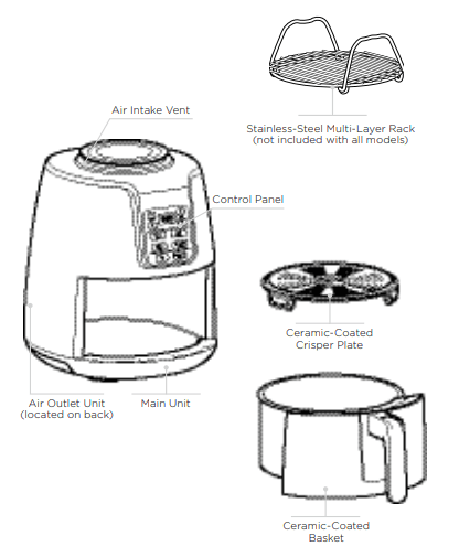 Ninja AF101 Air Fryer User Guide | ManualsLibraryy