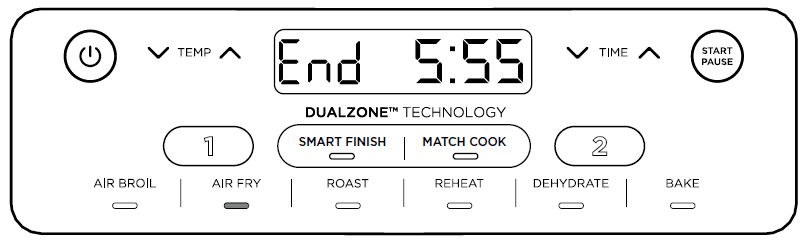 Ninja DZ201 Foodi 8QT 6-in-1 DualZone 2-Basket Air Fryer 30