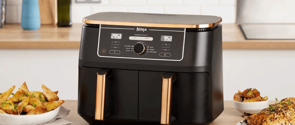 Ninja DZ201 Foodi 8QT 6-in-1 DualZone 2-Basket Air Fryer-featured
