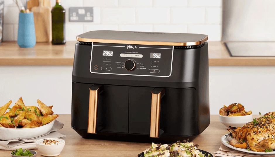 Ninja DZ201 Foodi 8QT 6-in-1 DualZone 2-Basket Air Fryer-featured