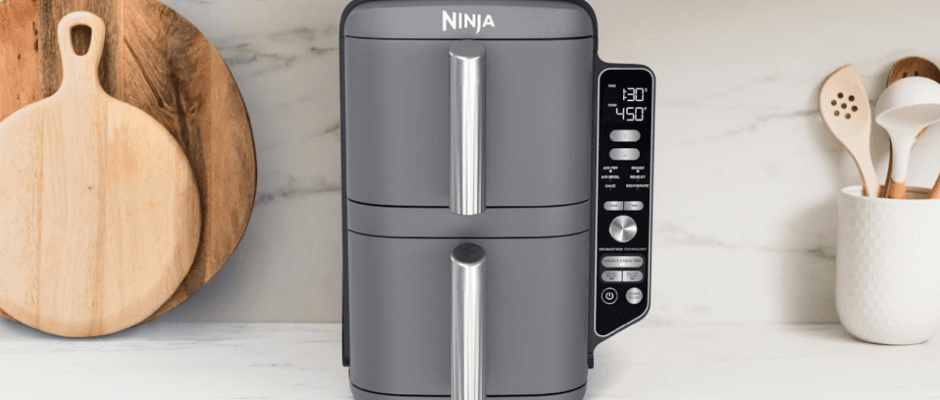 Ninja SL401 DoubleStack XL 10QT 2-Basket Air Fryer-featured