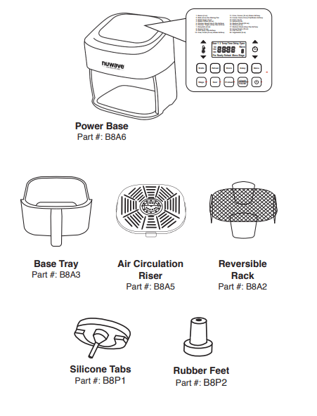 NuWave Brio 8-Qt Air Fryer 1