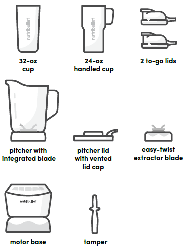 Nutribullet NBF50500 Full Size Combo Blender User Manual Nutribullet NBF50500 Full Size Combo Blender-1