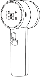 Peiyuu Q20 Rechargeable Fabric Shaver Lint Remover-operation guide 1