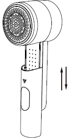 Peiyuu Q20 Rechargeable Fabric Shaver Lint Remover-operation guide 3