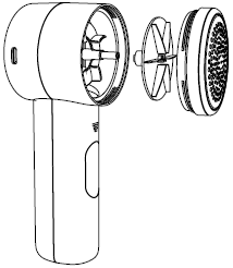 Peiyuu Q20 Rechargeable Fabric Shaver Lint Remover-operation guide 4