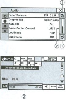 Pioneer AVH-P4400BH 2-DIN Multimedia DVD Receiver-scrubber bar