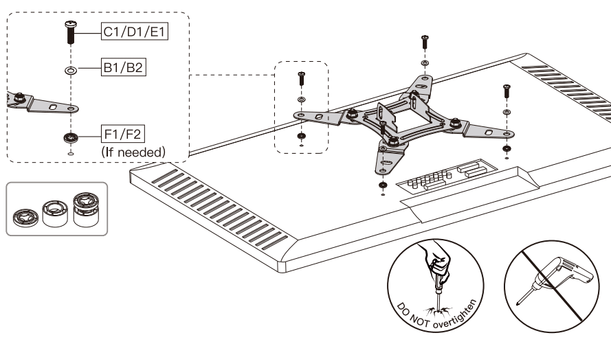 Pipishell Full Motion TV Monitor Wall Mount Instructions Manual Pipishell Full Motion TV Monitor Wall Mount Instructions Manual-21
