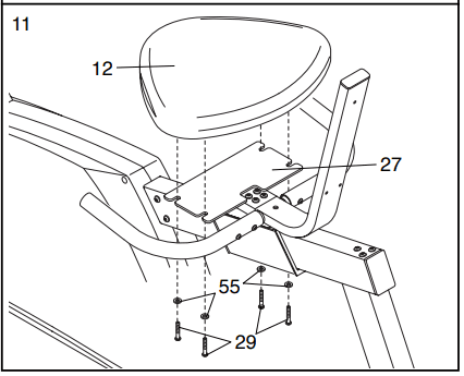 Pro-Form PFEX38490 EKG Grip Pulse Exercise Bike 14