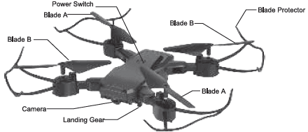RCPRO PRO26 FPV Folding Drone Instruction Manual RCPRO PRO26 FPV Folding Drone-drone 1