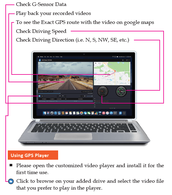 ROVE R2-4K DUAL Dash Cam Front and Rear 9