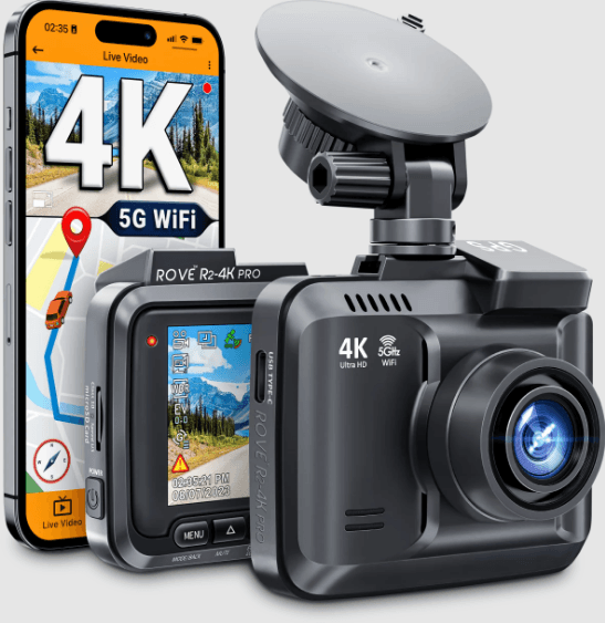 ROVE R2-4K DUAL Dash Cam Front and Rear-product