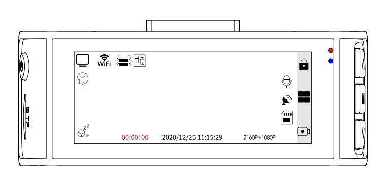 Redtiger F7NP Front Rear Dash Cam User Manual Redtiger F7NP Front Rear Dash Cam-5