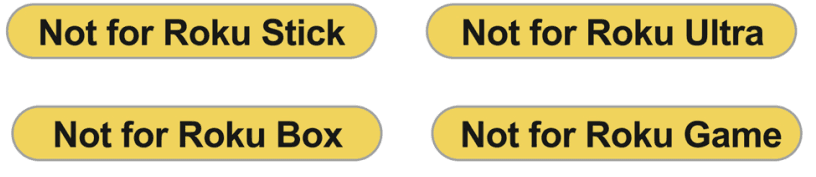 Replacement Remote Control for Roku TV User Guide-4