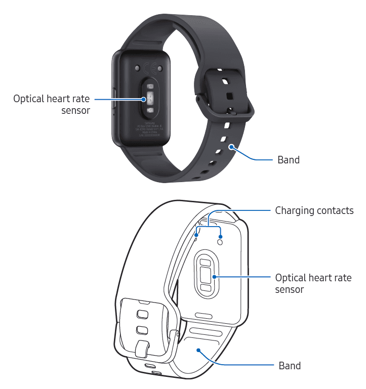 SAMSUNG Galaxy SM-R390 Fit3 Fitness Tracker User Manual-2