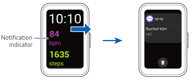 SAMSUNG Galaxy SM-R390 Fit3 Fitness Tracker User Manual-8