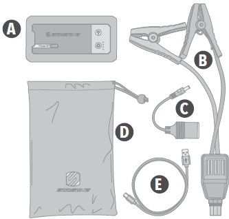 Scosche PowerUp 2000 Amp Portable Car Battery Jump Starter-1
