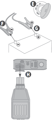 Scosche PowerUp 2000 Amp Portable Car Battery Jump Starter-5