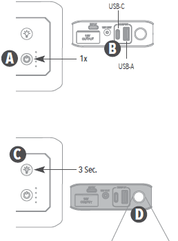 Scosche PowerUp 2000 Amp Portable Car Battery Jump Starter-7