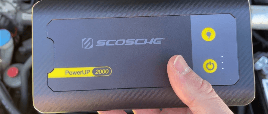 Scosche PowerUp 2000 Amp Portable Car Battery Jump Starter-featured