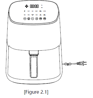 Simple Deluxe KZ-D6QT 6-Quart Digital Airfryer User Manual Simple Deluxe KZ-D6QT 6-Quart Digital Airfryer User Manual-7