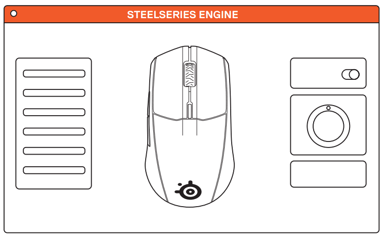 SteelSeries Rival 3 Wireless Gaming Mouse 1