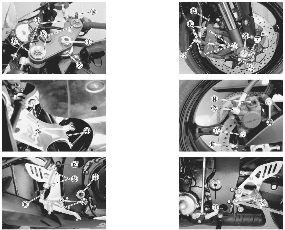 Suzuki GSX-R750 Sports Motorcycle Bike Service Manual-13