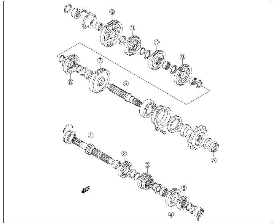 Suzuki GSX-R750 Sports Motorcycle Bike Service Manual-17