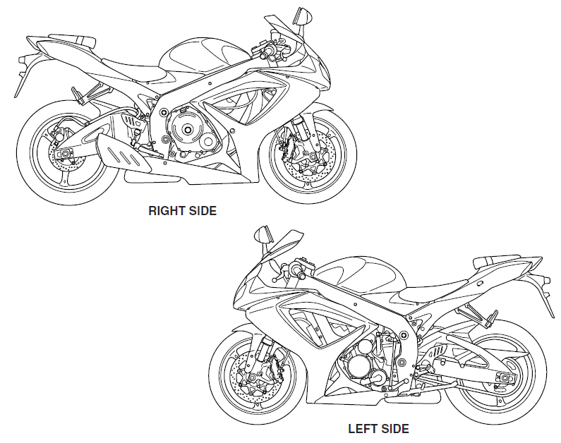 Suzuki GSX-R750 Sports Motorcycle Bike Service Manual-3