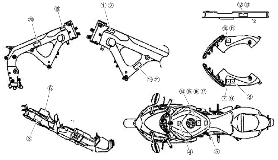 Suzuki GSX-R750 Sports Motorcycle Bike Service Manual-5