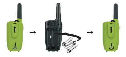 TOPSUNG M920 Rechargeable Walkie Talkie Radio-batteries