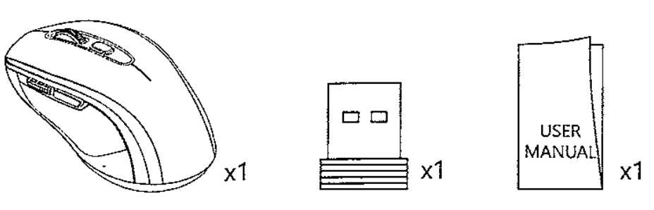 Tecknet EWM01832 Wireless Mouse 1