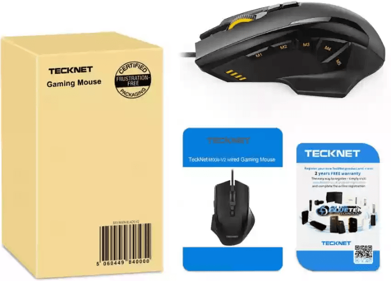 Tecknet M009 Ergonomic Wired Gaming Mouse User Manual Tecknet M009 Ergonomic Wired Gaming Mouse-featured
