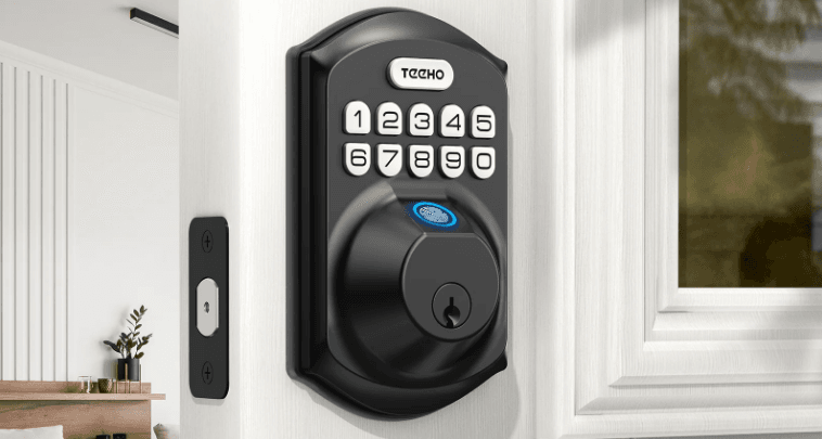 TeeHO Keyless Entry Door Lock with Keypad-featured