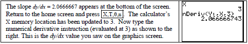 Texas Instruments TI-84 Plus Graphics Calculator-calculating dy n dx 2