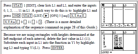 Texas Instruments TI-84 Plus Graphics Calculator-ch 5 left rectangles 2