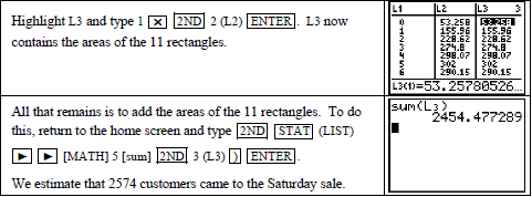 Texas Instruments TI-84 Plus Graphics Calculator-ch 5 left rectangles 3