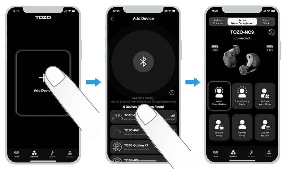 Tozo NC9 Hybrid ANC Wireless Earbuds User Manual Tozo NC9 Hybrid ANC Wireless Earbuds-4