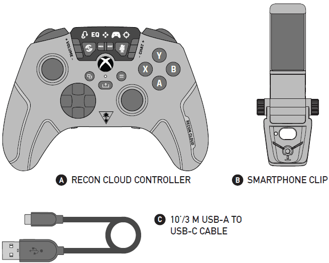 Turtle Beach Recon Cloud Wired Game Controller User Guide Turtle Beach Recon Cloud Wired Game Controller-contents