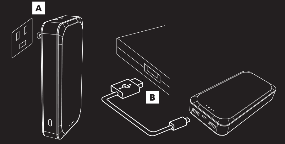 Tzumi Pocket Juice Portable Charger AC 10K 4