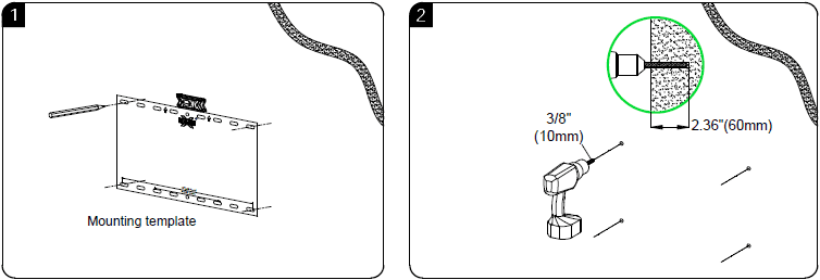 USX Mount XML008 Full Motion TV Wall Mount-step 2B