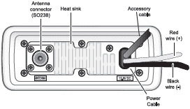 Uniden UM435BK Advanced Fixed Mount VHF Marine Radio-parts 2