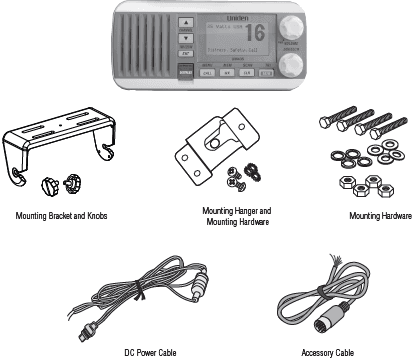 Uniden UM435BK Advanced Fixed Mount VHF Marine Radio-start