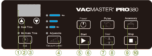 VacMaster PRO380 Vacuum-Suction Sealer User Manual VacMaster PRO380 Vacuum-Suction Sealer-2