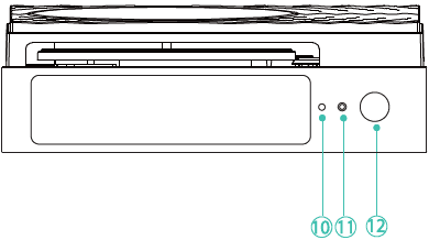WOCKODER KD-2008 Vinyl Record Players Belt-Driven Turntable Instructions Manual WOCKODER KD-2008 Vinyl Record Players Belt-Driven Turntable-structure 3