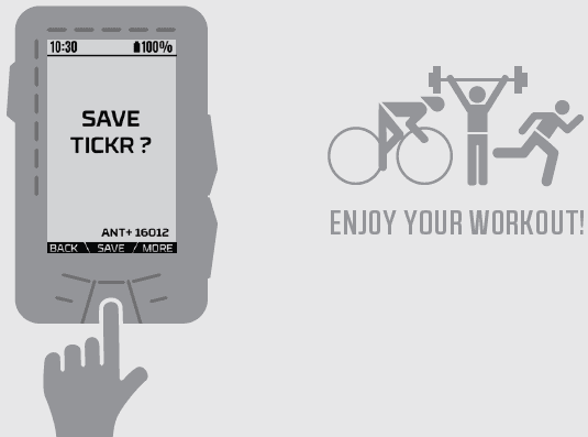 Wahoo RPM Cycling Cadence Sensor for Outdoor User Guide Wahoo RPM Cycling Cadence Sensor for Outdoor-save sensor