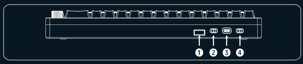 YUNZII AL66 Knob CNC Aluminum Wireless Mechanical Keyboard 2